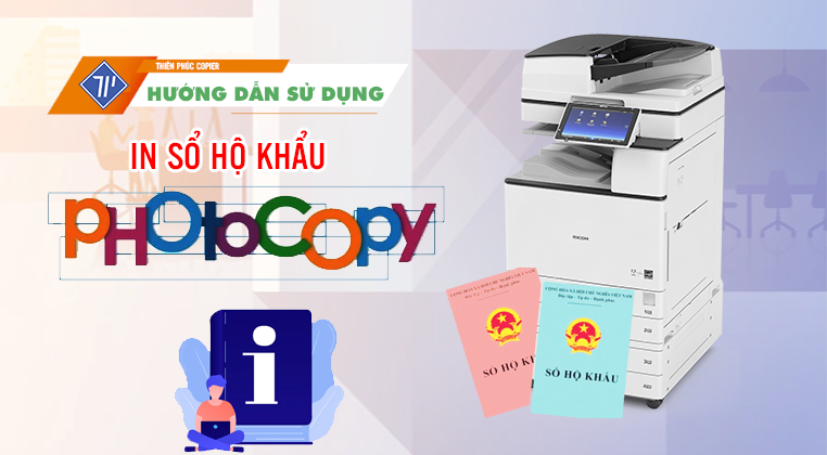 Hướng dẫn photocopy sổ hộ khẩu không cần tháo ghim