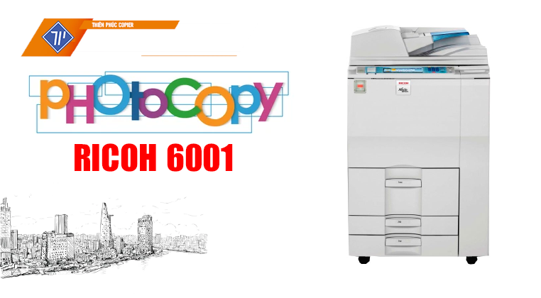 Nhập Máy Phocopy 6001 Cho Dịch Vụ