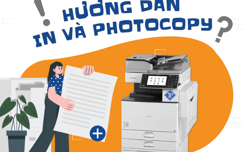 Hướng dẫn cách in và photocopy đơn giản dành cho người mới