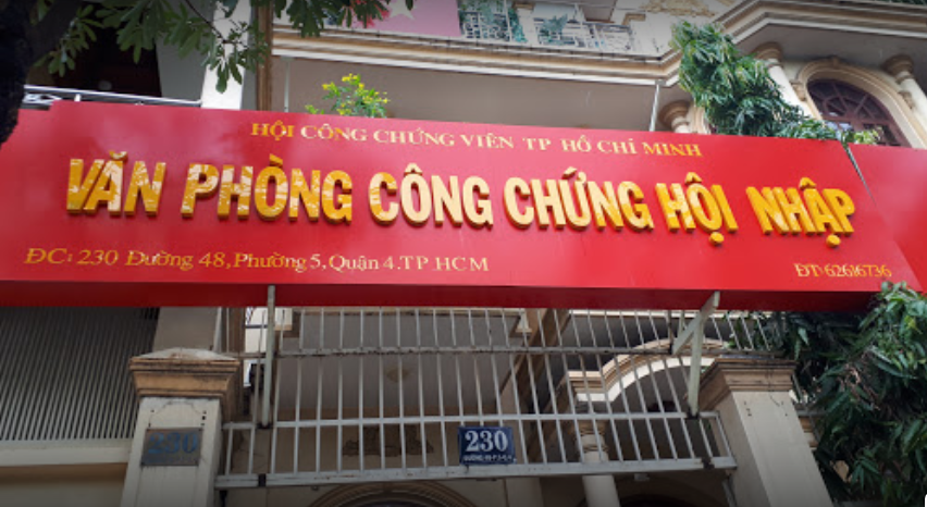 văn phòng công chứng gần đây quận 12