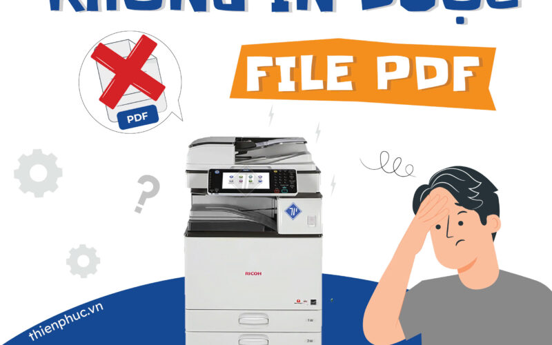 Không in được file PDF hướng dẫn sửa lỗi đơn giản tại nhà