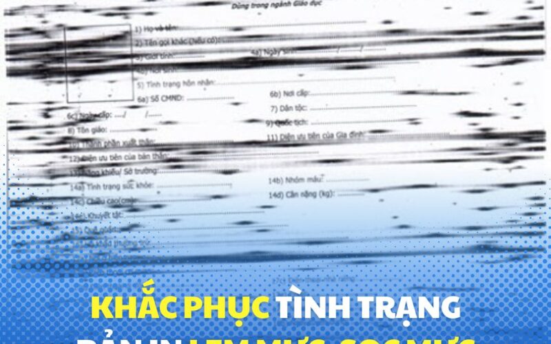 3 Cách Khắc Phục Bản In Lem Mực, Sọc Mực Nhanh Chóng