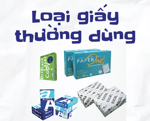 Các loại giấy thường dùng cho máy photocopy phổ biến