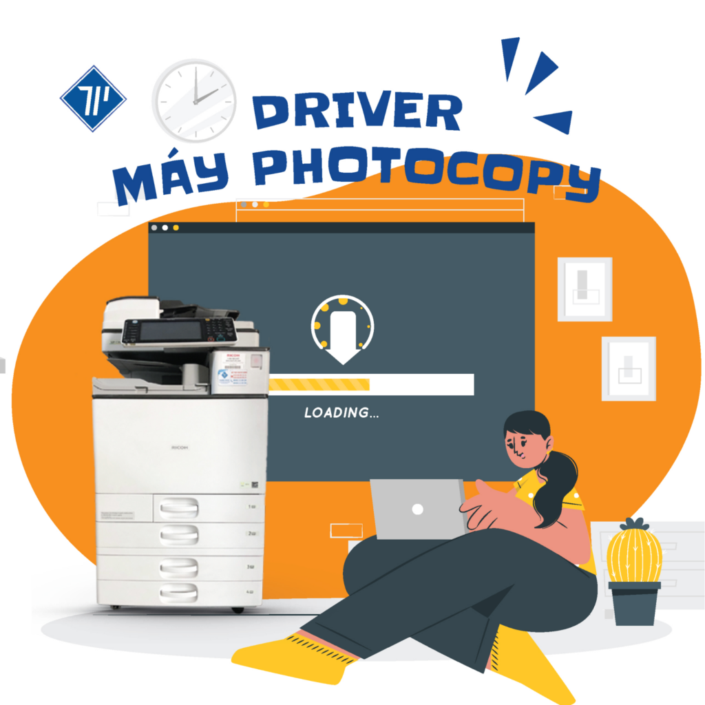 kết nối máy photocopy qua WiFi gặp lỗi driver