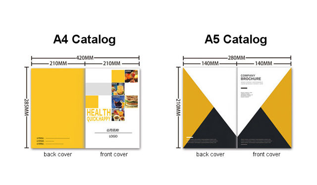các kích thước catalogue​