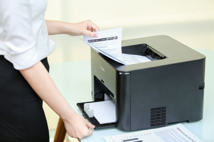 lỗi máy in kéo giấy liên tục