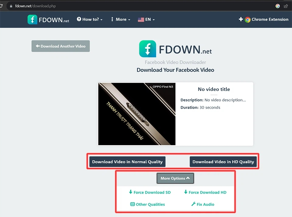 cách tải video từ facebook về máy tính