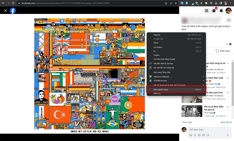 tải video Facebook về máy tính bằng Fdownload