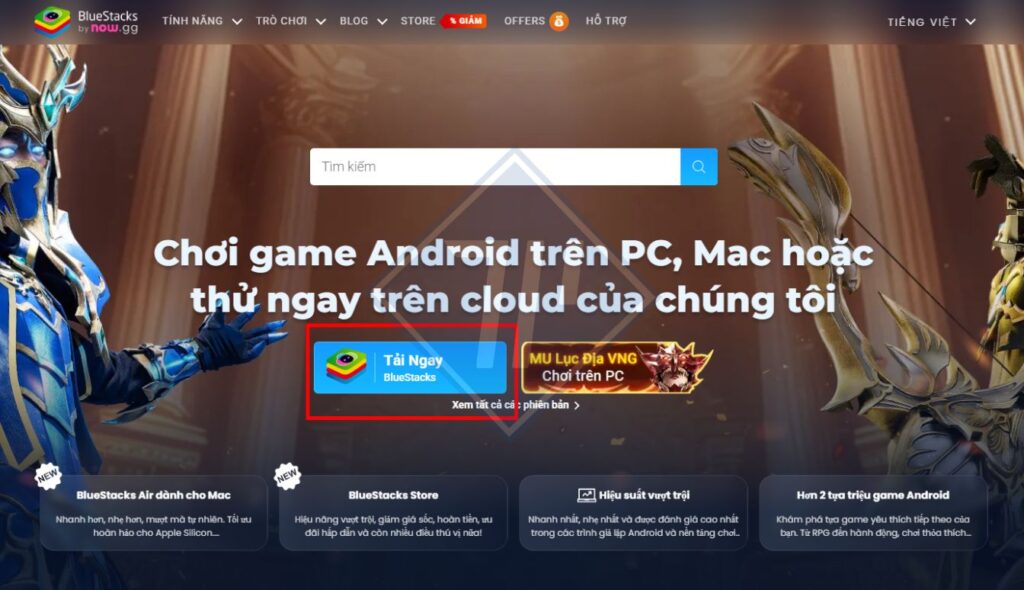 tải bluestack cho máy tính​