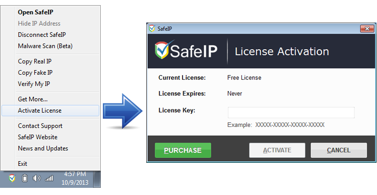 phần mềm fake ip SafeIP