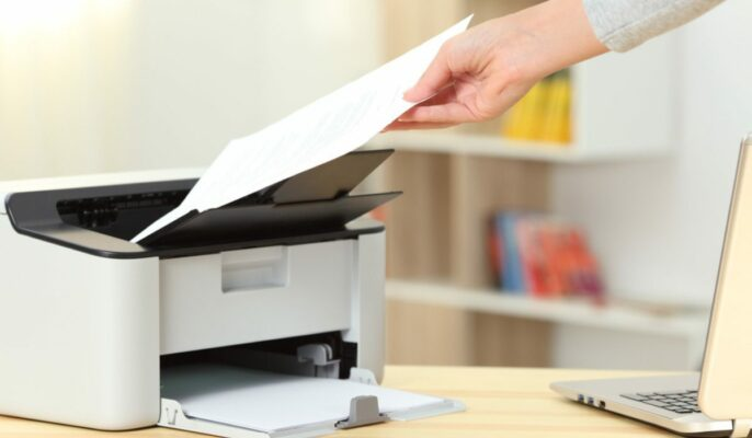 cách xóa lịch sử in trên máy in