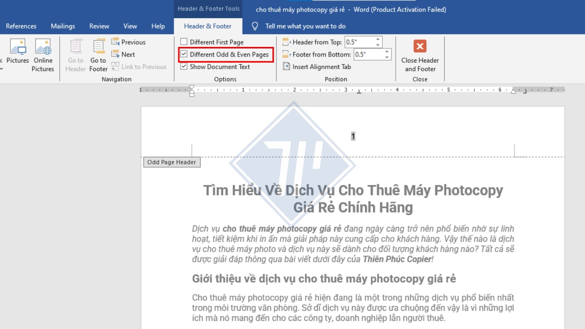 cách bỏ đánh số trang trong word​
