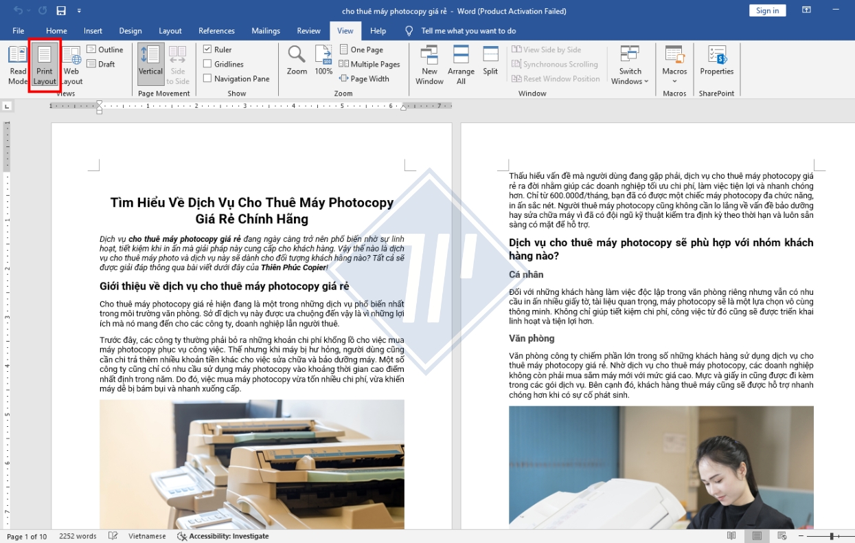 cách tạo thêm trang trong word​
