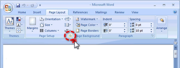 cách căn chỉnh lề trong word​