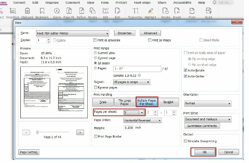cách in nhiều file pdf cùng lúc
