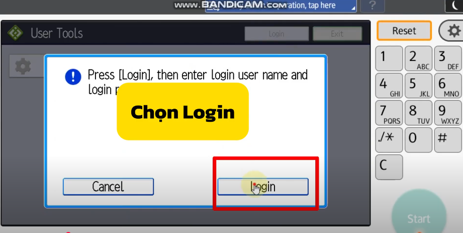 cài đặt user code trên máy photocopy ricoh 15