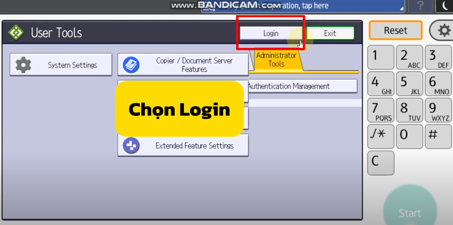 cài đặt user code trên máy photocopy ricoh 6