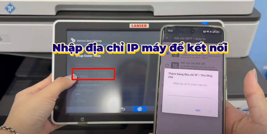 phát wifi nội bộ bằng máy photocopy ricoh 10