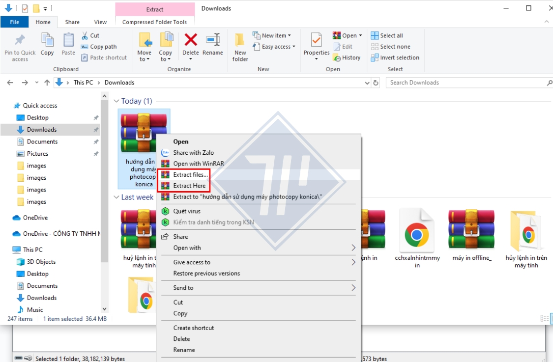 file zip là gì