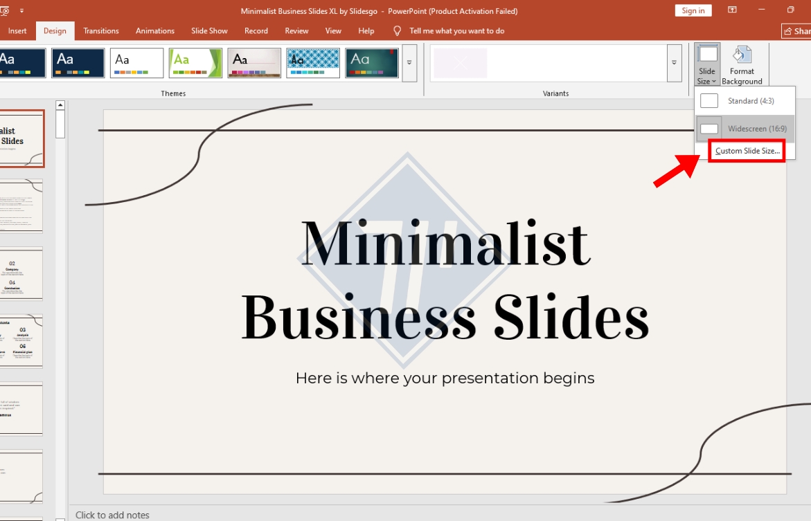 cách in các slide trong powerpoint​