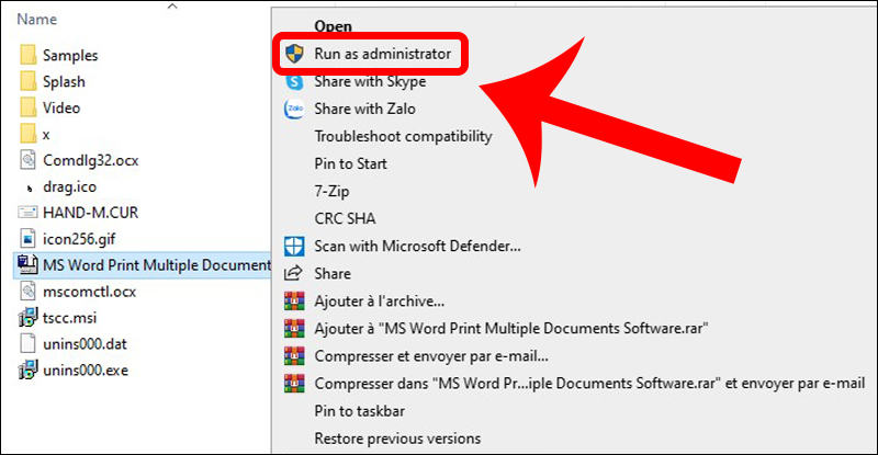 Cách in nhiều file Word cùng lúc bằng phần mềm thứ ba