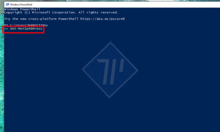 Check địa chỉ IP bằng Powershell