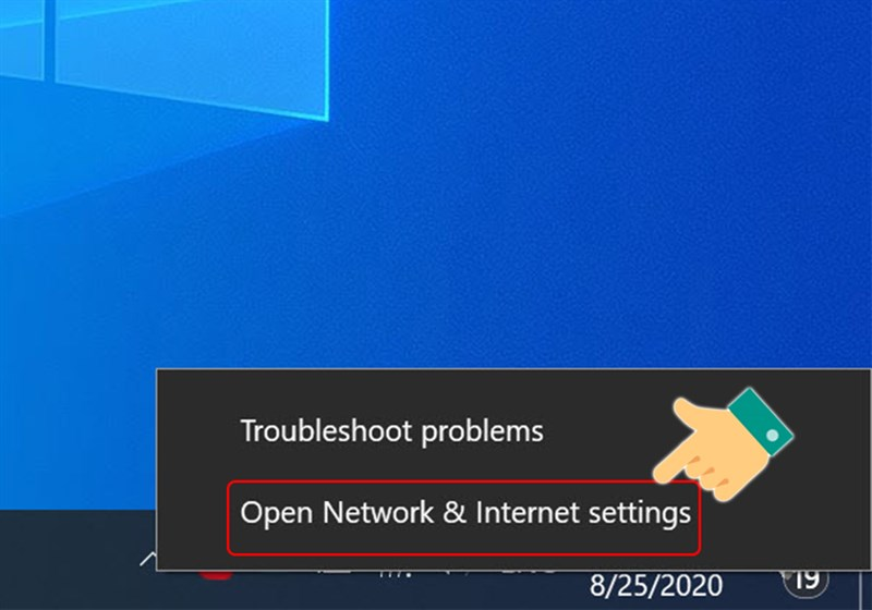 Check địa chỉ IP máy tính bằng Network & Internet Settings