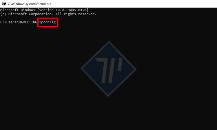 kiểm tra địa chỉ IP máy tính bằng Command Prompt