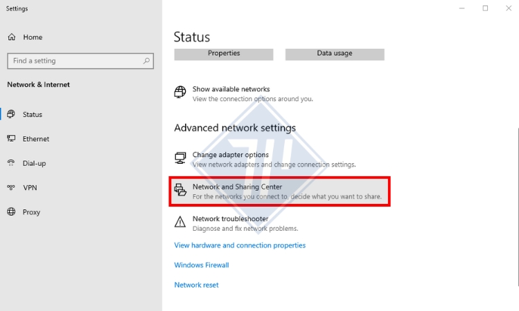 Check IP máy tính bằng Taskbar
