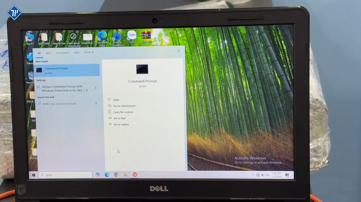 kết nối trực tiếp photocopy với máy tính laptop