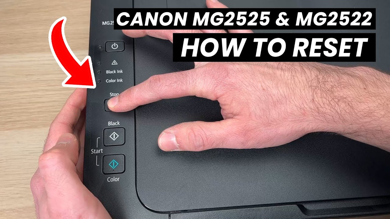 cách reset máy in canon​