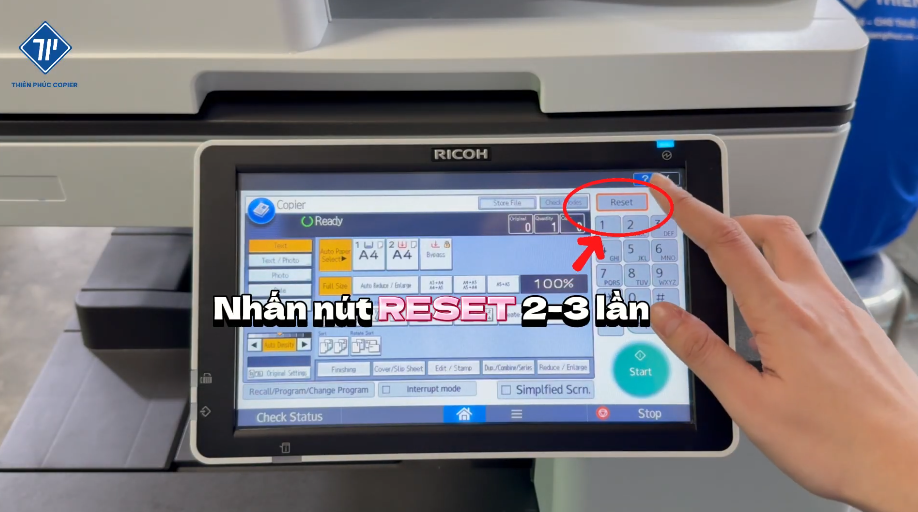hướng dẫn cách kiểm tra nhiệt độ của lô sấy máy photocopy​