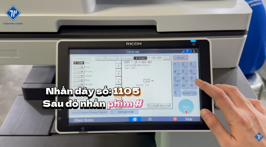 cách kiểm tra nhiệt độ của lô sấy máy photocopy​ thienphuc