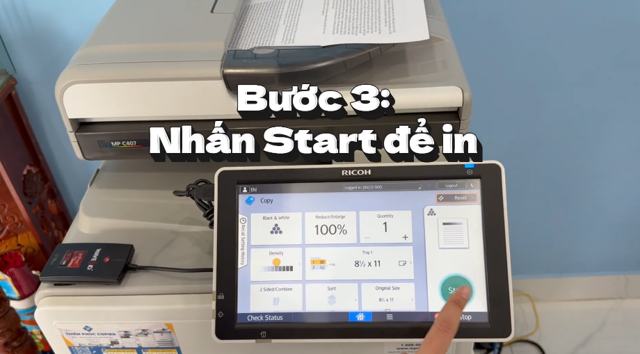 hdsd phần mềm quick card máy photocopy
