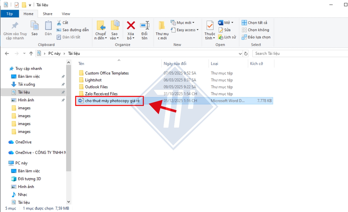cách đổi tên file trong word