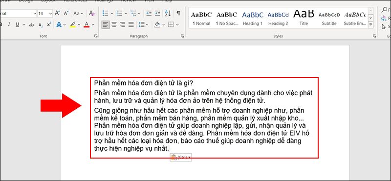 cách sửa lỗi phông chữ trong word 2010​