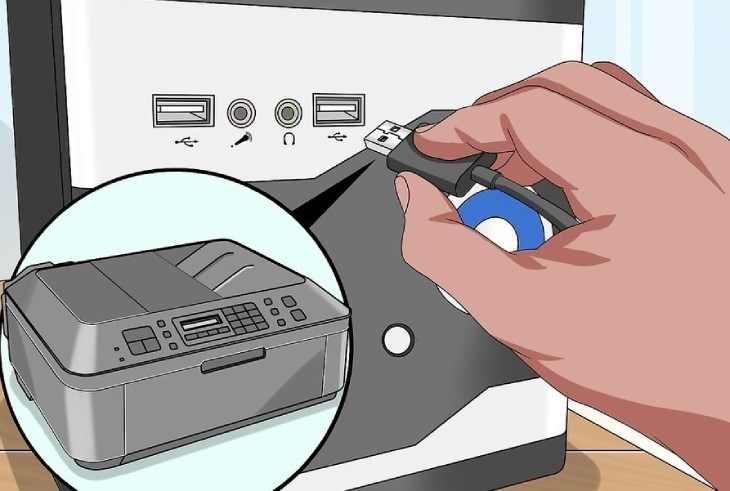 Khắc phục máy in chậm do cổng USB hoặc dây cáp bị lỗi
