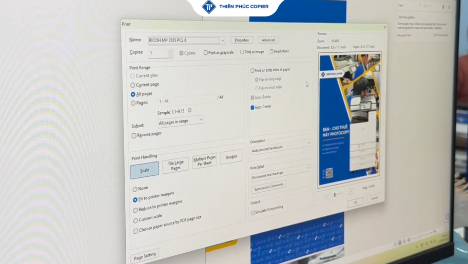 Khắc phục máy in chậm do file in quá nặng