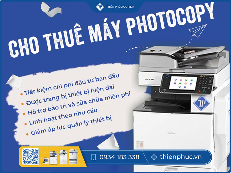 Cho thuê máy photocopy tại Quận 1