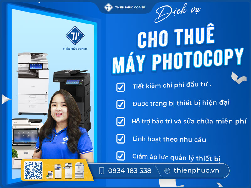 Cho thuê máy photocopy tại Quận 2