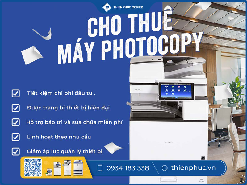 Cho thuê máy photocopy văn phòng