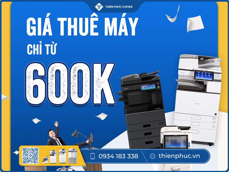 Giá thuê máy photocopy tại TPHCM bao nhiêu
