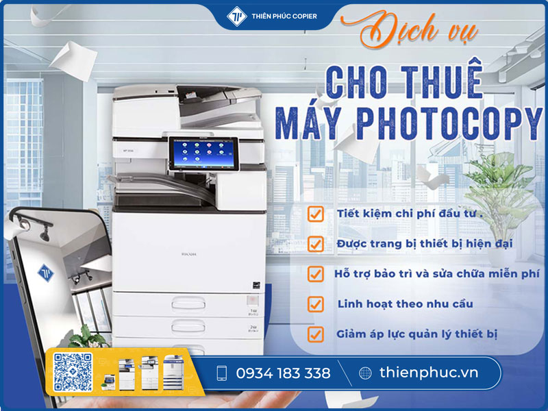 Thuê máy photocopy màu TPHCM