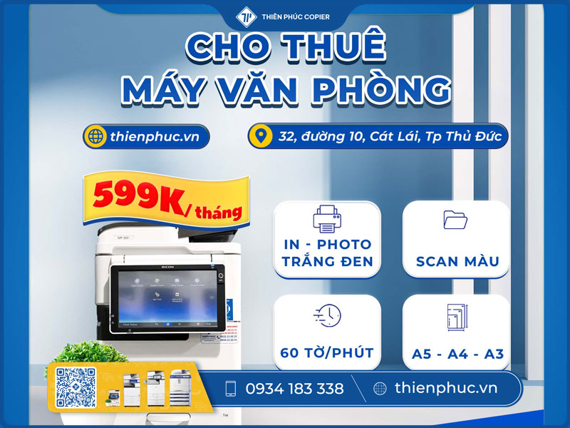 Giá thuê máy photocopy bao nhiêu