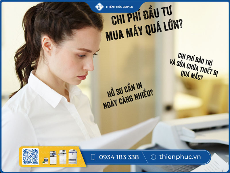 Tại sao nên thuê máy in