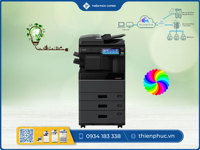 Thuê máy photocopy màu Toshiba