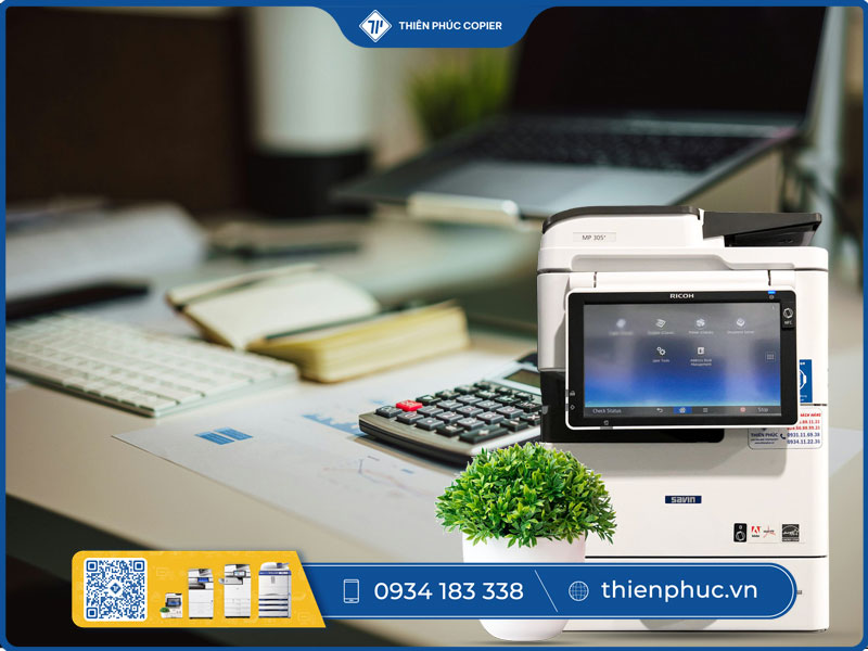 Hạch toán chi phí thuê máy photocopy