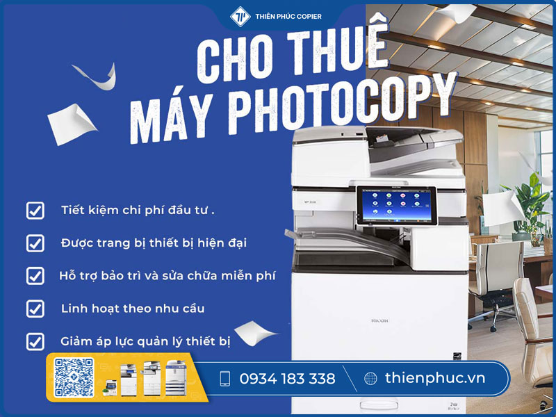 Nên mua hay thuê máy photocopy