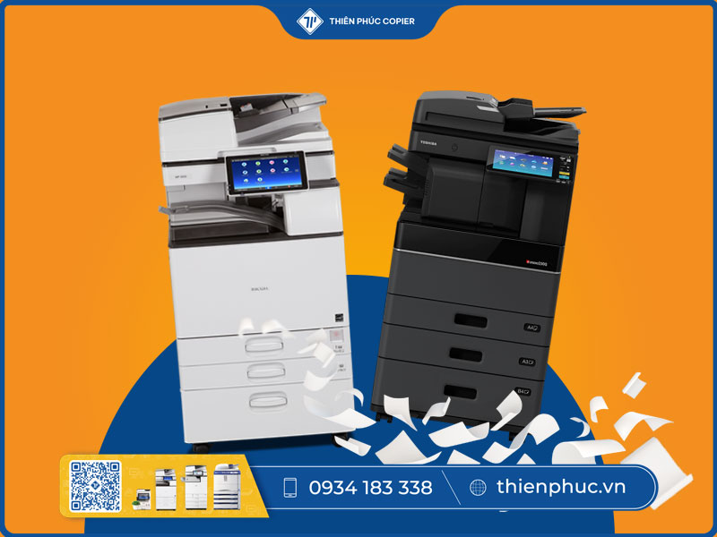 So sánh thuê máy và mua máy photocopy