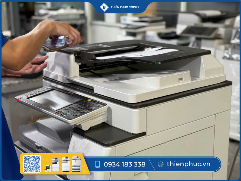 Cách lấy file scan từ máy photocopy Ricoh